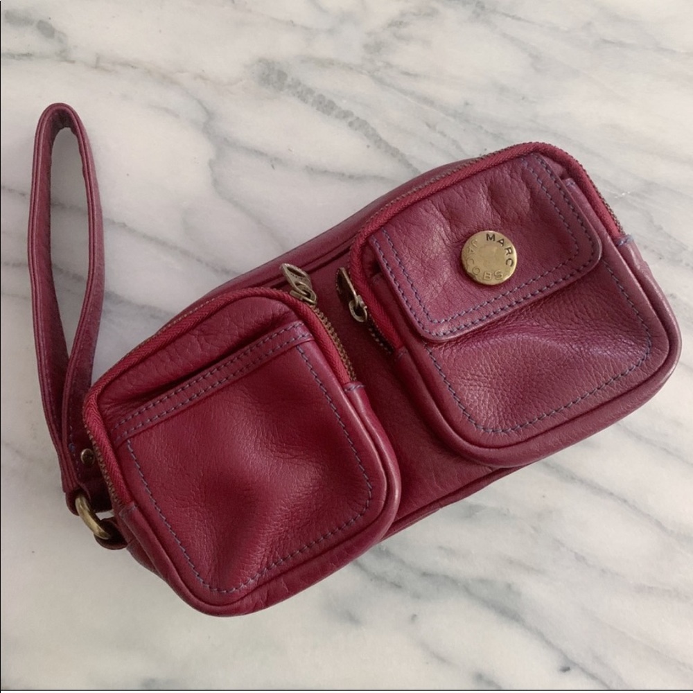 Marc Jacobs Leather Wristlet / Clutch